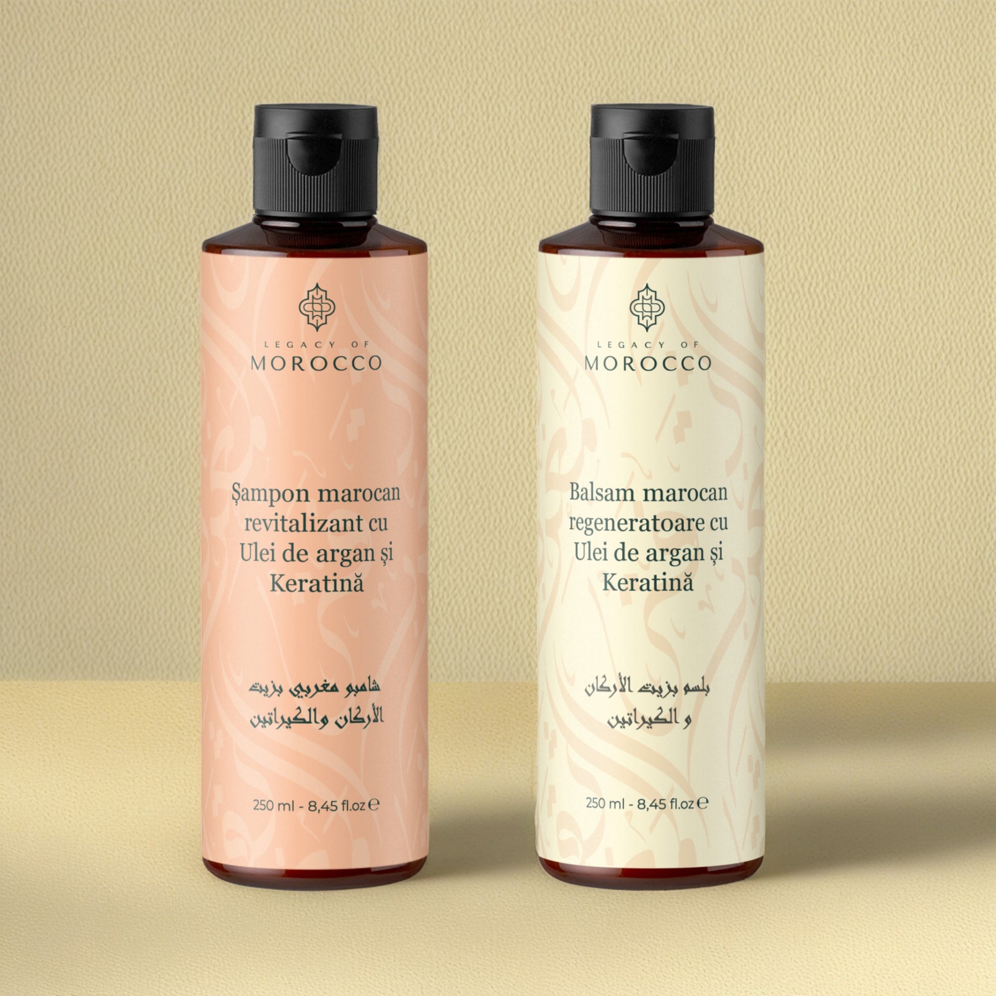 Sampon si Balsam Marocan cu Ulei de Argan si Keratina