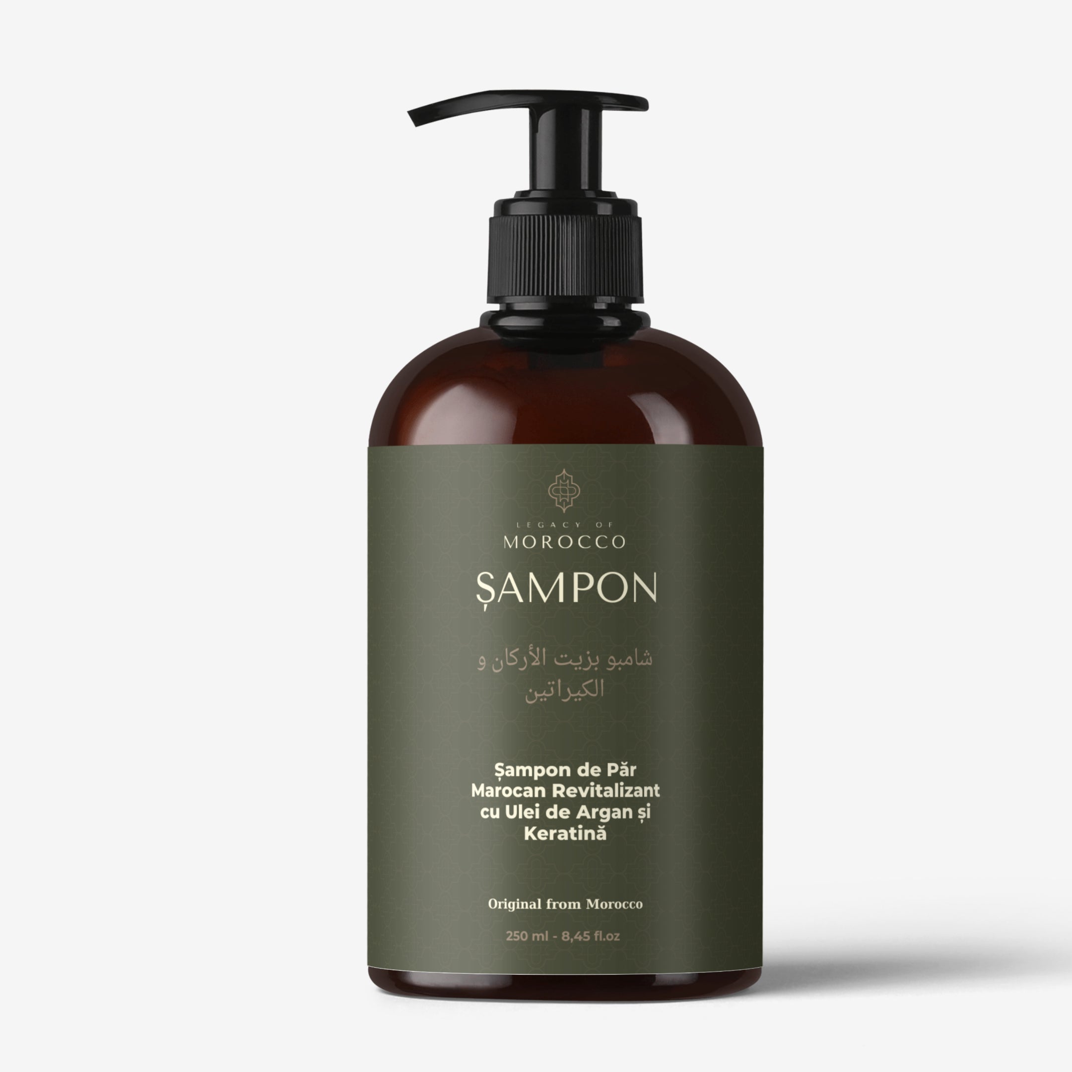 Șampon de Păr Marocan Revitalizant cu Ulei de Argan și Keratină